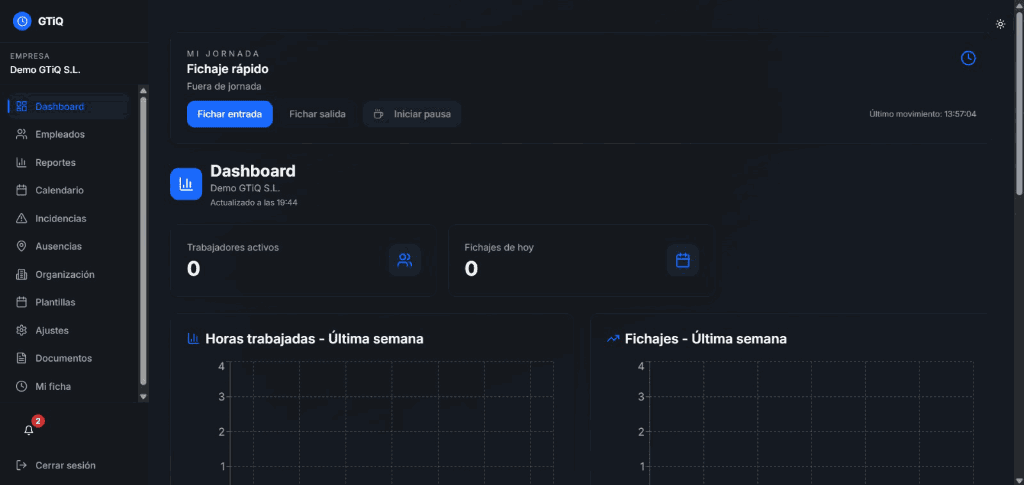 GTIQ Dashboard