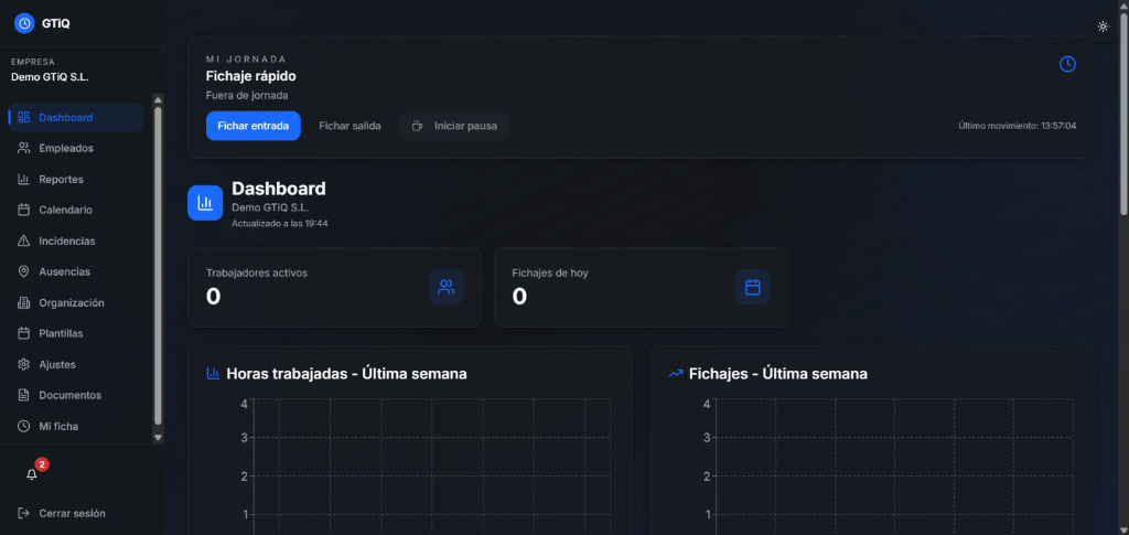 GTIQ Dashboard